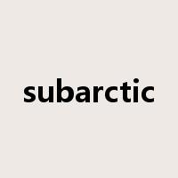 subarctic是什么意思