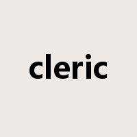 cleric是什么意思