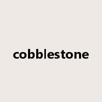 cobblestone是什么意思