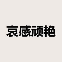 哀感顽艳是什么意思