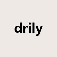 drily是什么意思