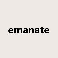 emanate是什么意思