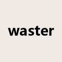 waster是什么意思