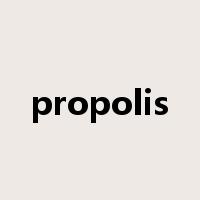 propolis是什么意思