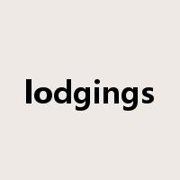 lodgings是什么意思