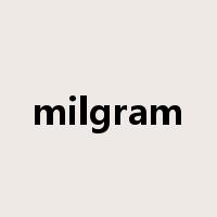 milgram是什么意思