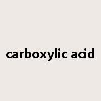carboxylic acid是什么意思