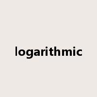 logarithmic是什么意思