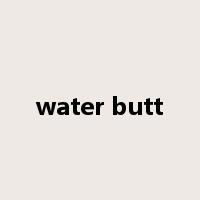 water butt是什么意思
