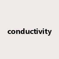 conductivity是什么意思