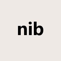 nib是什么意思