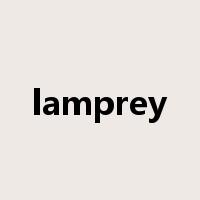 lamprey是什么意思