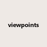 viewpoints是什么意思