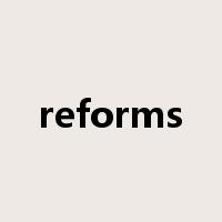 reforms是什么意思