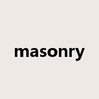masonry是什么意思