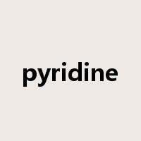 pyridine是什么意思