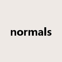 normals是什么意思