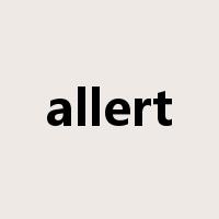 allert是什么意思