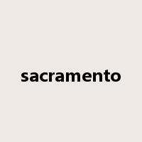 sacramento是什么意思