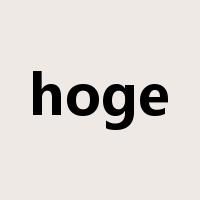hoge是什么意思