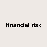 financial risk是什么意思