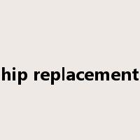 hip replacement是什么意思