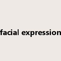 facial expression是什么意思