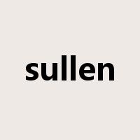 sullen是什么意思