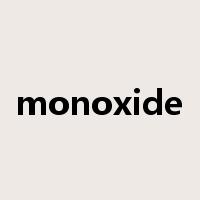 monoxide是什么意思
