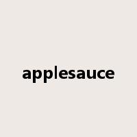 applesauce是什么意思
