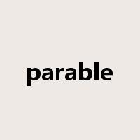 parable是什么意思