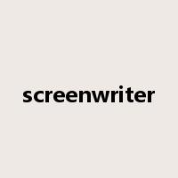 screenwriter是什么意思