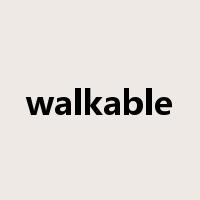 walkable是什么意思