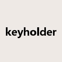 keyholder是什么意思