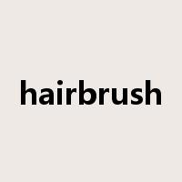 hairbrush是什么意思