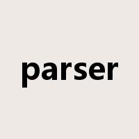 parser是什么意思