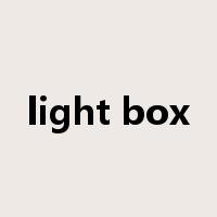 light box是什么意思
