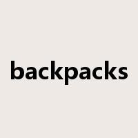 backpacks是什么意思