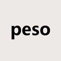 peso是什么意思