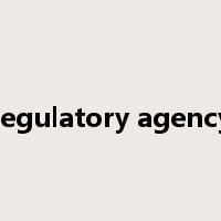 regulatory agency是什么意思