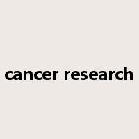 cancer research是什么意思