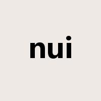 nui是什么意思
