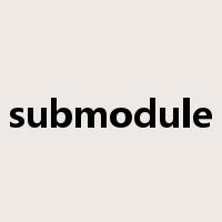 submodule是什么意思