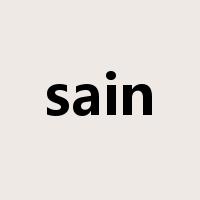 sain是什么意思