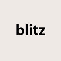 blitz是什么意思