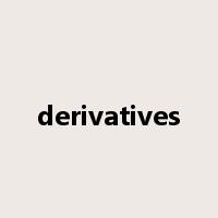 derivatives是什么意思