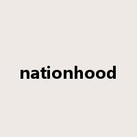 nationhood是什么意思