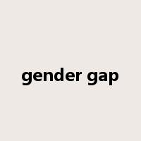 gender gap是什么意思
