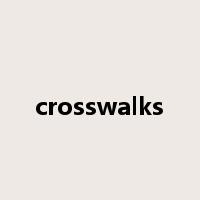 crosswalks是什么意思