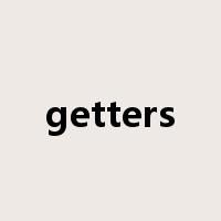 getters是什么意思
